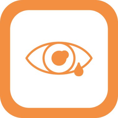 göz basit simgesini, vektör çizim