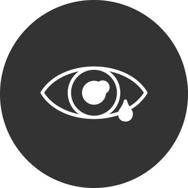 göz basit simgesini, vektör çizim