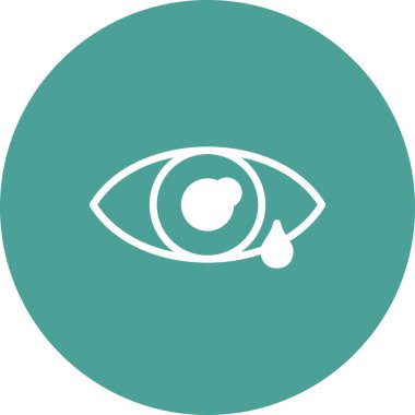 göz basit simgesini, vektör çizim