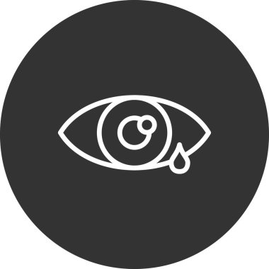 göz basit simgesini, vektör çizim