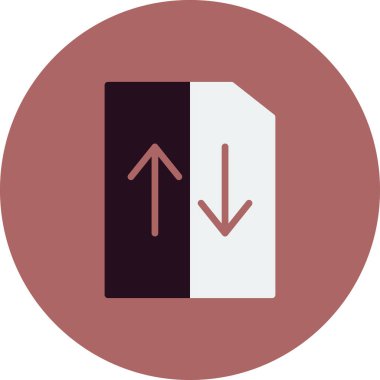 Dosya simgesi, vektör illüstrasyon tasarımı