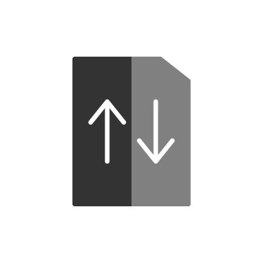 Dosya simgesi, vektör illüstrasyon tasarımı