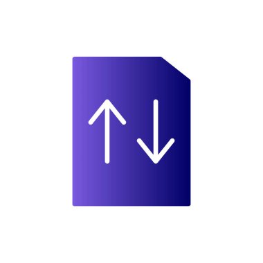 Dosya simgesi, vektör illüstrasyon tasarımı