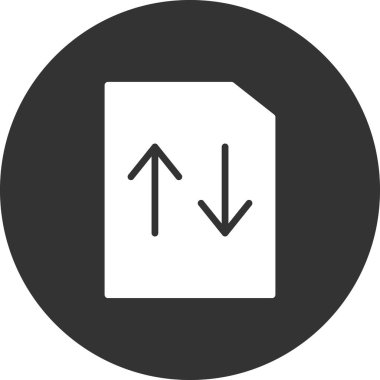 Dosya simgesi, vektör illüstrasyon tasarımı