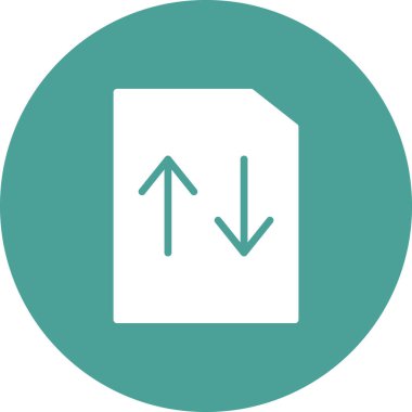 Dosya simgesi, vektör illüstrasyon tasarımı