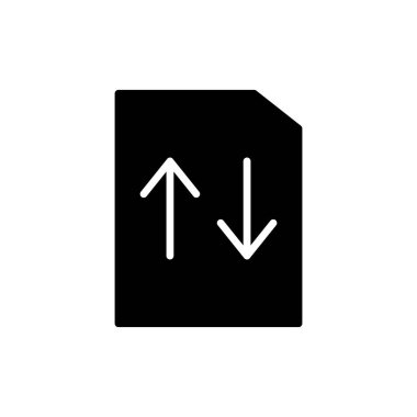 Dosya simgesi, vektör illüstrasyon tasarımı