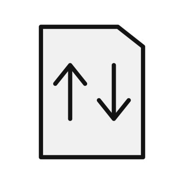 Dosya simgesi, vektör illüstrasyon tasarımı