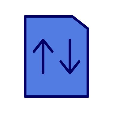 Dosya simgesi, vektör illüstrasyon tasarımı