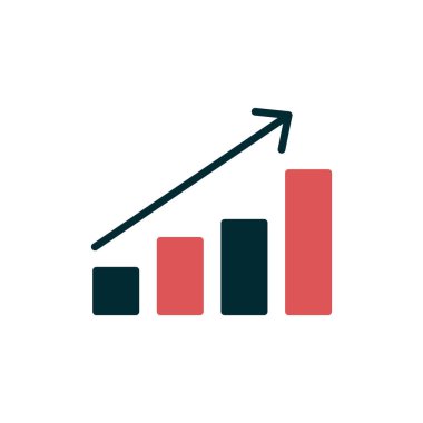 para büyüme kavramı basit simge, vektör illüstrasyonu