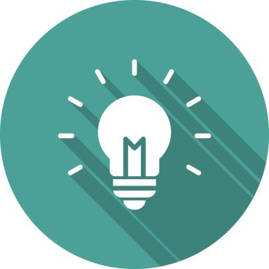 fikir basit simgesi, vektör çizim