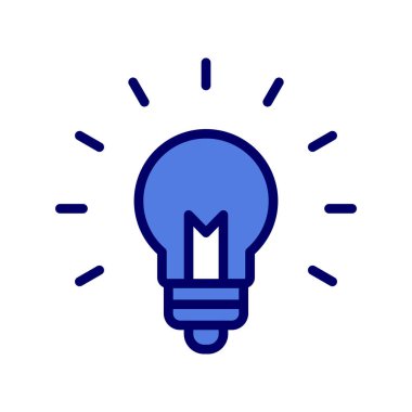 fikir basit simgesi, vektör çizim