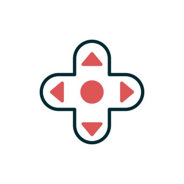 joystick modern simge vektör çizimi