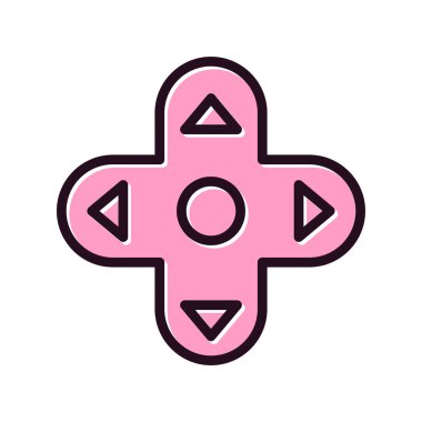 joystick modern simge vektör çizimi