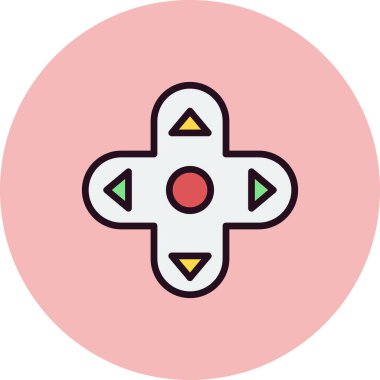 joystick modern simge vektör çizimi