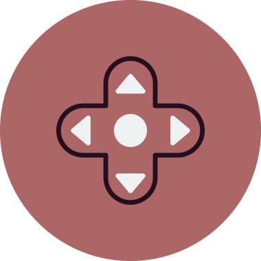 joystick modern simge vektör çizimi