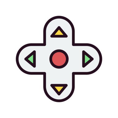 joystick modern simge vektör çizimi