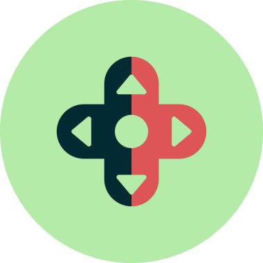 joystick modern simge vektör çizimi