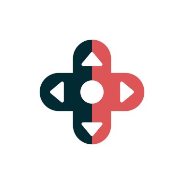 joystick modern simge vektör çizimi