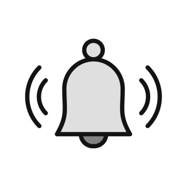 Notification simple icon, vector illustration