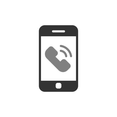 telefon çağrısı, web simgesi basit illüstrasyon