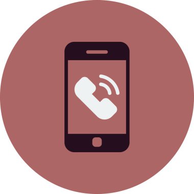 telefon çağrısı, web simgesi basit illüstrasyon