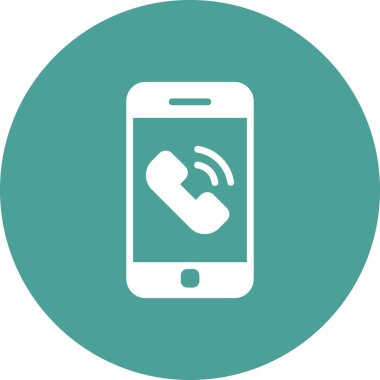 telefon çağrısı, web simgesi basit illüstrasyon