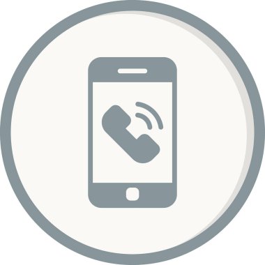 telefon çağrısı, web simgesi basit illüstrasyon