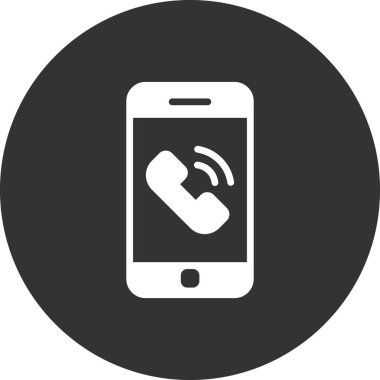 phone call, web icon simple illustration