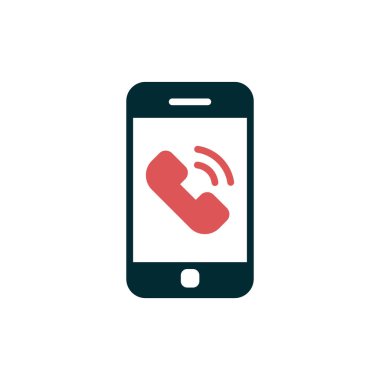 phone call, web icon simple illustration