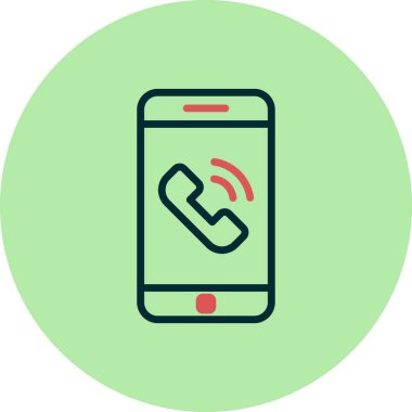 phone call, web icon simple illustration