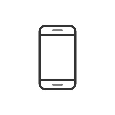 Modern akıllı telefon simgesi, vektör illüstrasyon tasarımı