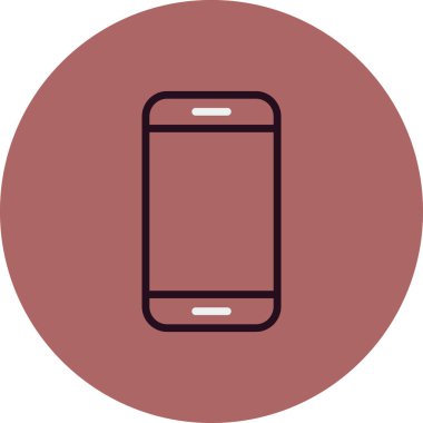 Modern akıllı telefon simgesi, vektör illüstrasyon tasarımı