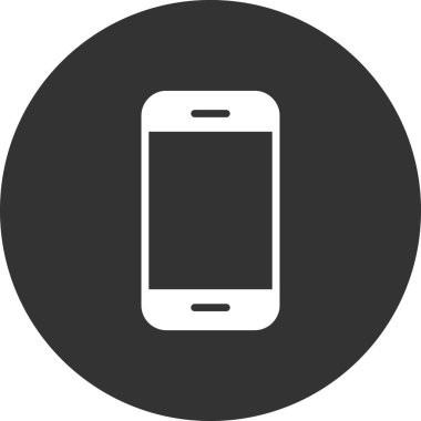 Modern akıllı telefon simgesi, vektör illüstrasyon tasarımı