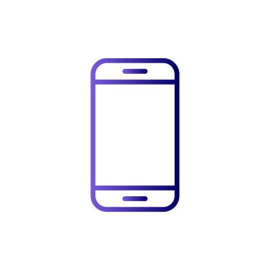 Modern akıllı telefon simgesi, vektör illüstrasyon tasarımı