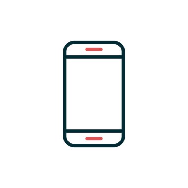 Modern akıllı telefon simgesi, vektör illüstrasyon tasarımı