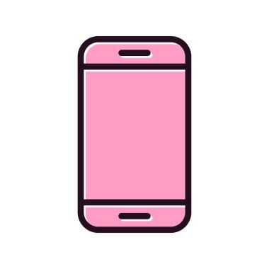 Modern akıllı telefon simgesi, vektör illüstrasyon tasarımı