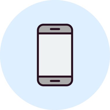 Modern akıllı telefon simgesi, vektör illüstrasyon tasarımı