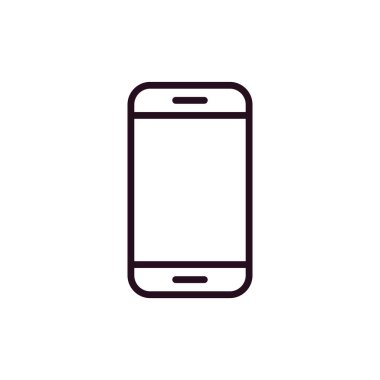 Modern akıllı telefon simgesi, vektör illüstrasyon tasarımı