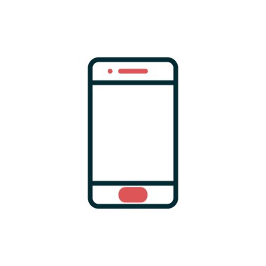 Akıllı telefon simgesi, vektör illüstrasyon tasarımı