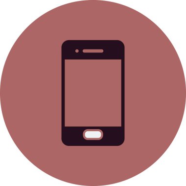 Akıllı telefon simgesi, vektör illüstrasyon tasarımı
