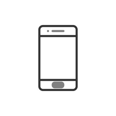 Akıllı telefon simgesi, vektör illüstrasyon tasarımı