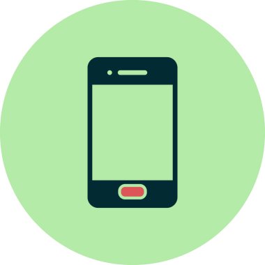 Akıllı telefon simgesi, vektör illüstrasyon tasarımı