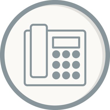 Telefon simgesi, vektör illüstrasyon tasarımı