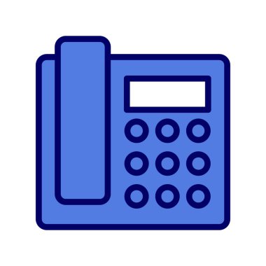 Telefon simgesi, vektör illüstrasyon tasarımı