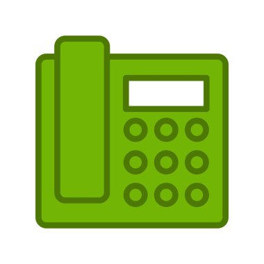 Telefon simgesi, vektör illüstrasyon tasarımı