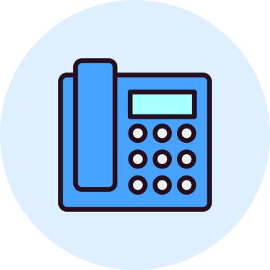 Telefon simgesi, vektör illüstrasyon tasarımı