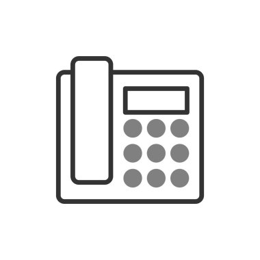 Telefon simgesi, vektör illüstrasyon tasarımı