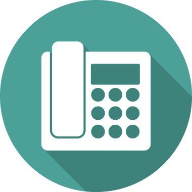 Telefon simgesi, vektör illüstrasyon tasarımı