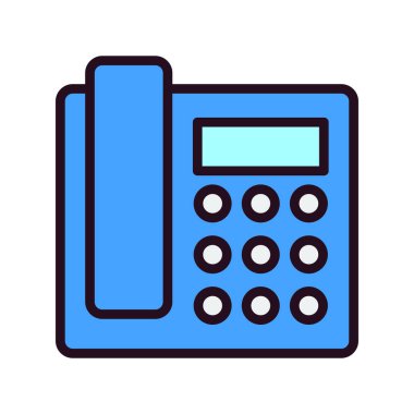 Telefon simgesi, vektör illüstrasyon tasarımı