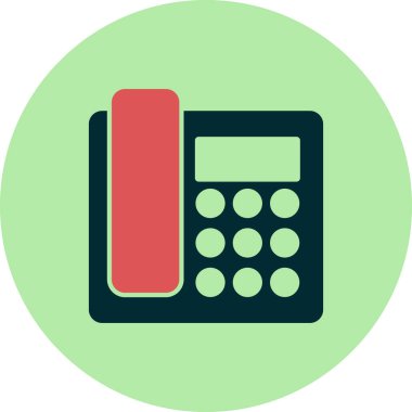 Telefon simgesi, vektör illüstrasyon tasarımı